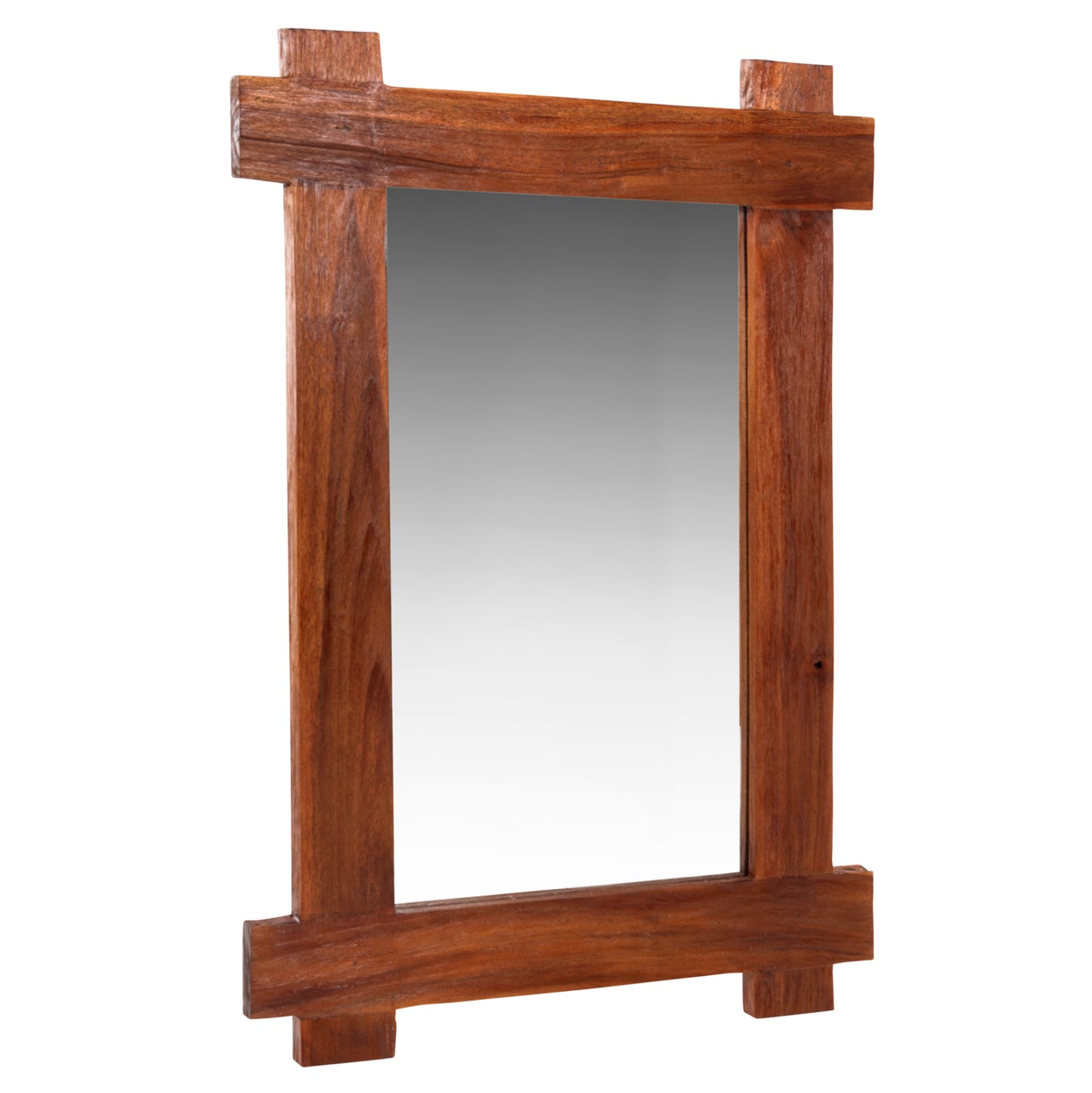 ΚΑΘΡΕΠΤΗΣ ΤΟΙΧΟΥ ΑΝΑΚΥΚΛΩΜΕΝΟ TEAK ΣΕ ΦΥΣΙΚΟ 70x100εκ