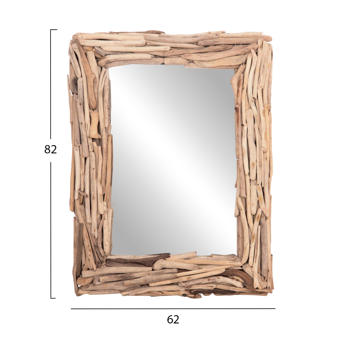 ΚΑΘΡΕΠΤΗΣ ΤΟΙΧΟΥ TWIGS DRIFTWOOD ΣΕ ΦΥΣΙΚΟ ΧΡΩΜΑ 62x10x82