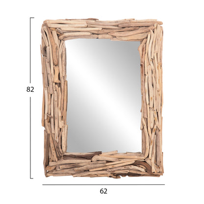 ΚΑΘΡΕΠΤΗΣ ΤΟΙΧΟΥ TWIGS DRIFTWOOD ΣΕ ΦΥΣΙΚΟ ΧΡΩΜΑ 62x10x82