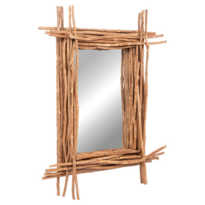 ΚΑΘΡΕΠΤΗΣ ΤΟΙΧΟΥ TWIGGER DRIFTWOOD ΣΕ ΦΥΣΙΚΟ ΧΡΩΜΑ 80x15x100