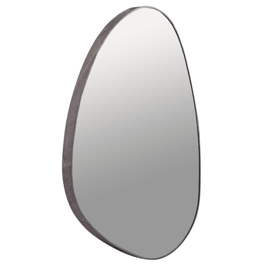 ΚΑΘΡΕΠΤΗΣ ΤΟΙΧΟΥ IRREGU ΜΕ ΠΛΑΙΣΙΟ MDF ΣΕ GREY MARBLE ΧΡΩΜΑ 60x80εκ
