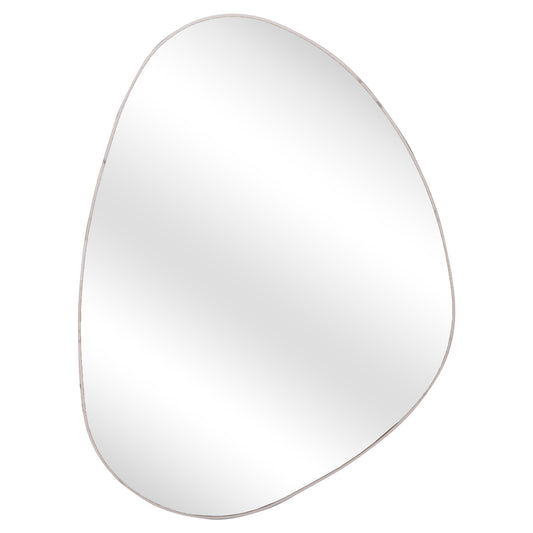 ΚΑΘΡΕΠΤΗΣ ΤΟΙΧΟΥ IRREGU ΜΕ ΠΛΑΙΣΙΟ MDF ΣΕ WHITE MARBLE ΧΡΩΜΑ 60x80εκ