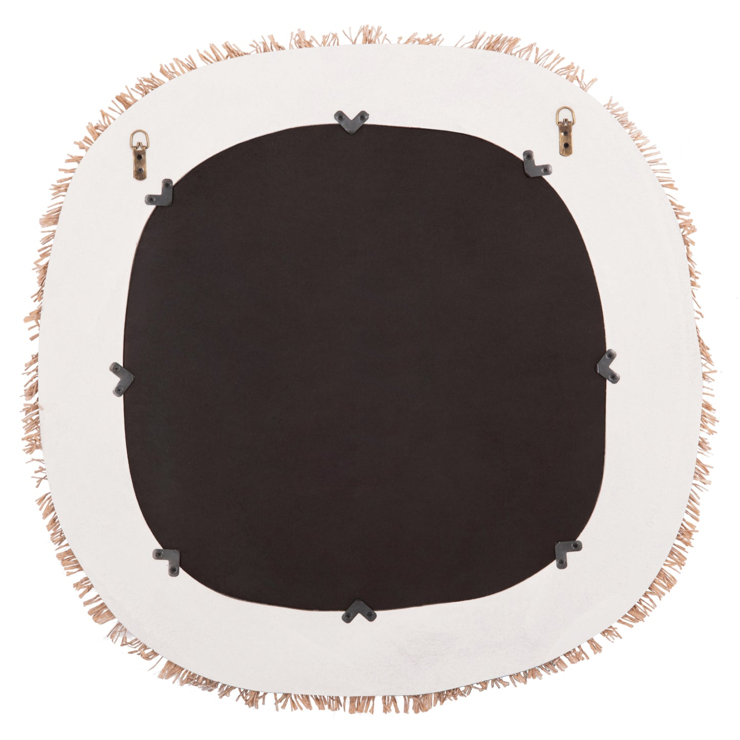 ΚΑΘΡΕΠΤΗΣ ΤΟΙΧΟΥ ΣΕΙΡΑ SANTORINI HM4527 MDF ΥΠΟΛΕΥΚΟ-ΔΙΑΚΟΣΜΗΣΗ ΣΕ ΜΠΕΖ 78x1,8x78Υεκ.