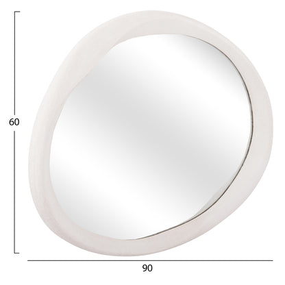 ΚΑΘΡΕΠΤΗΣ ΤΟΙΧΟΥ ΟΒΑΛ ΣΕΙΡΑ SANTORINI HM4513 MDF ΣΕ ΥΠΟΛΕΥΚΟ 90x3,2x60Υεκ