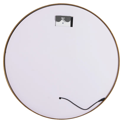 ΚΑΘΡΕΠΤΗΣ ΤΟΙΧΟΥ ΣΤΡΟΓΓΥΛΟΣ ROUNDER HM4503.30 ΑΛΟΥΜΙΝΙΟ ΣΕ ΧΡΥΣΟ-ΦΩΤΙΣΜΟΣ LED Φ80εκ.