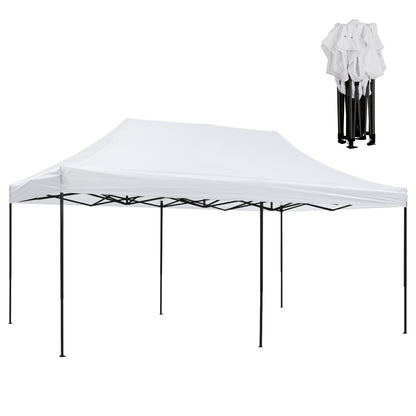 ΚΙΟΣΚΙ/GAZEBO MATTHEW ΠΤΥΣΣΟΜΕΝΟ ΣΚΕΛΕΤΟΣ ΜΕΤΑΛ. ΜΑΥΡΟΣ ΛΕΥΚΟ ΥΦΑΣΜΑ 300x600x310
