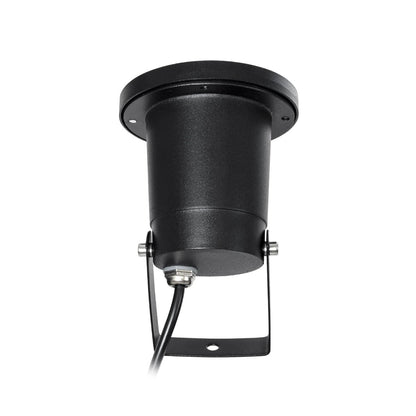 GARDELINI KLV-101-0001-V2 Φωτιστικό Σποτ Τοίχου με Βάση για Λάμπα MR16 με Ντουί GU10 AC 220-240V Αδιάβροχο IP65 - Μαύρο Ματ - Μ10 x Π10 x Υ30