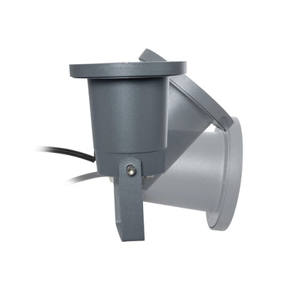 GARDELINI KLV-101-0002-V2 Φωτιστικό Σποτ Τοίχου με Βάση για Λάμπα MR16 με Ντουί GU10 AC 220-240V Αδιάβροχο IP65 - Γκρι Ανθρακί Ματ - Μ10 x Π10 x Υ30