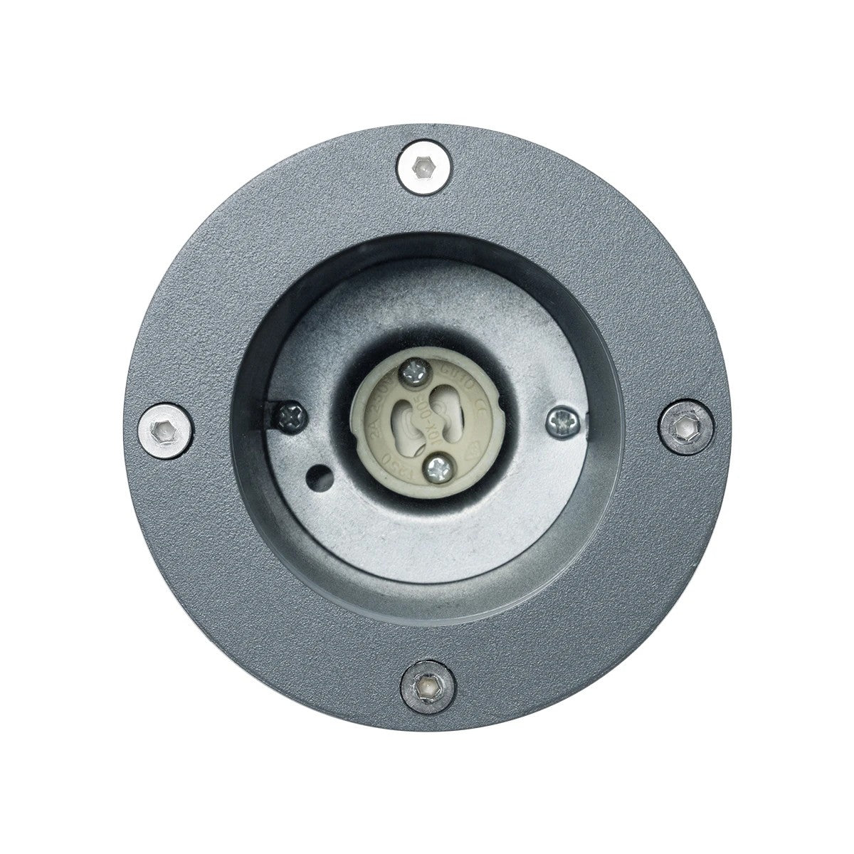 GARDELINI KLV-101-0002-V2 Φωτιστικό Σποτ Τοίχου με Βάση για Λάμπα MR16 με Ντουί GU10 AC 220-240V Αδιάβροχο IP65 - Γκρι Ανθρακί Ματ - Μ10 x Π10 x Υ30