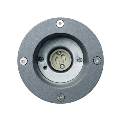 GARDELINI KLV-101-0002-V2 Φωτιστικό Σποτ Τοίχου με Βάση για Λάμπα MR16 με Ντουί GU10 AC 220-240V Αδιάβροχο IP65 - Γκρι Ανθρακί Ματ - Μ10 x Π10 x Υ30