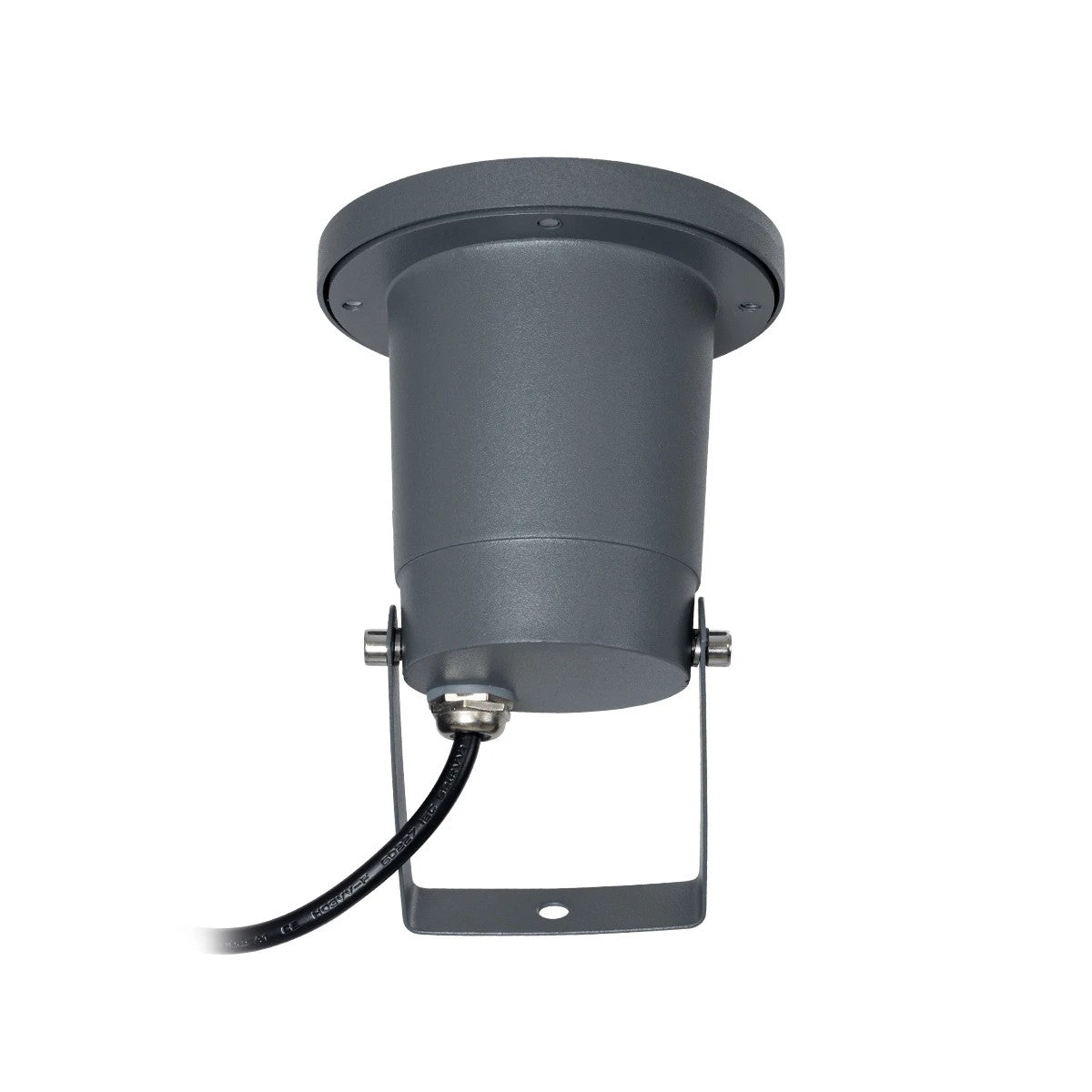 GARDELINI KLV-101-0002-V2 Φωτιστικό Σποτ Τοίχου με Βάση για Λάμπα MR16 με Ντουί GU10 AC 220-240V Αδιάβροχο IP65 - Γκρι Ανθρακί Ματ - Μ10 x Π10 x Υ30