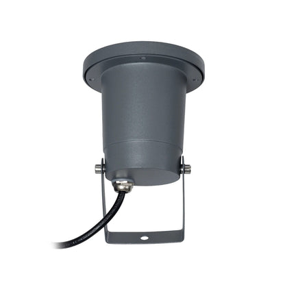 GARDELINI KLV-101-0002-V2 Φωτιστικό Σποτ Τοίχου με Βάση για Λάμπα MR16 με Ντουί GU10 AC 220-240V Αδιάβροχο IP65 - Γκρι Ανθρακί Ματ - Μ10 x Π10 x Υ30