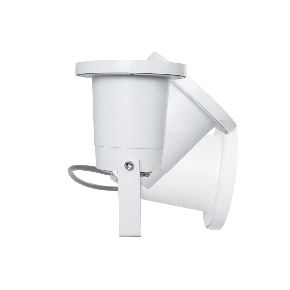GARDELINI KLV-101-0003-V2 Φωτιστικό Σποτ Τοίχου με Βάση για Λάμπα MR16 με Ντουί GU10 AC 220-240V Αδιάβροχο IP65 - Λευκό Ματ - Μ10 x Π10 x Υ30