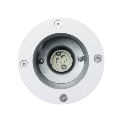 GARDELINI KLV-101-0003-V2 Φωτιστικό Σποτ Τοίχου με Βάση για Λάμπα MR16 με Ντουί GU10 AC 220-240V Αδιάβροχο IP65 - Λευκό Ματ - Μ10 x Π10 x Υ30