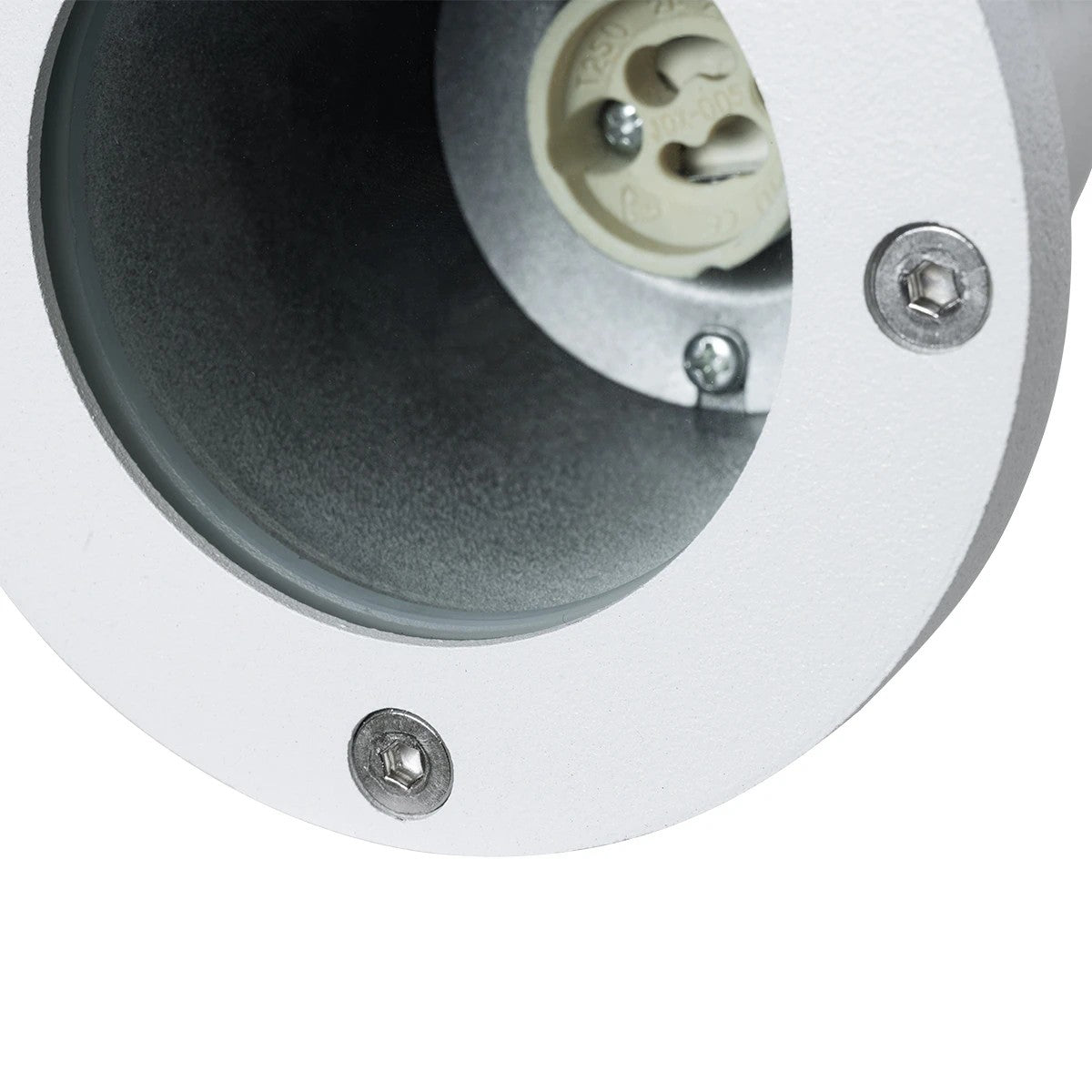 GARDELINI KLV-101-0003-V2 Φωτιστικό Σποτ Τοίχου με Βάση για Λάμπα MR16 με Ντουί GU10 AC 220-240V Αδιάβροχο IP65 - Λευκό Ματ - Μ10 x Π10 x Υ30
