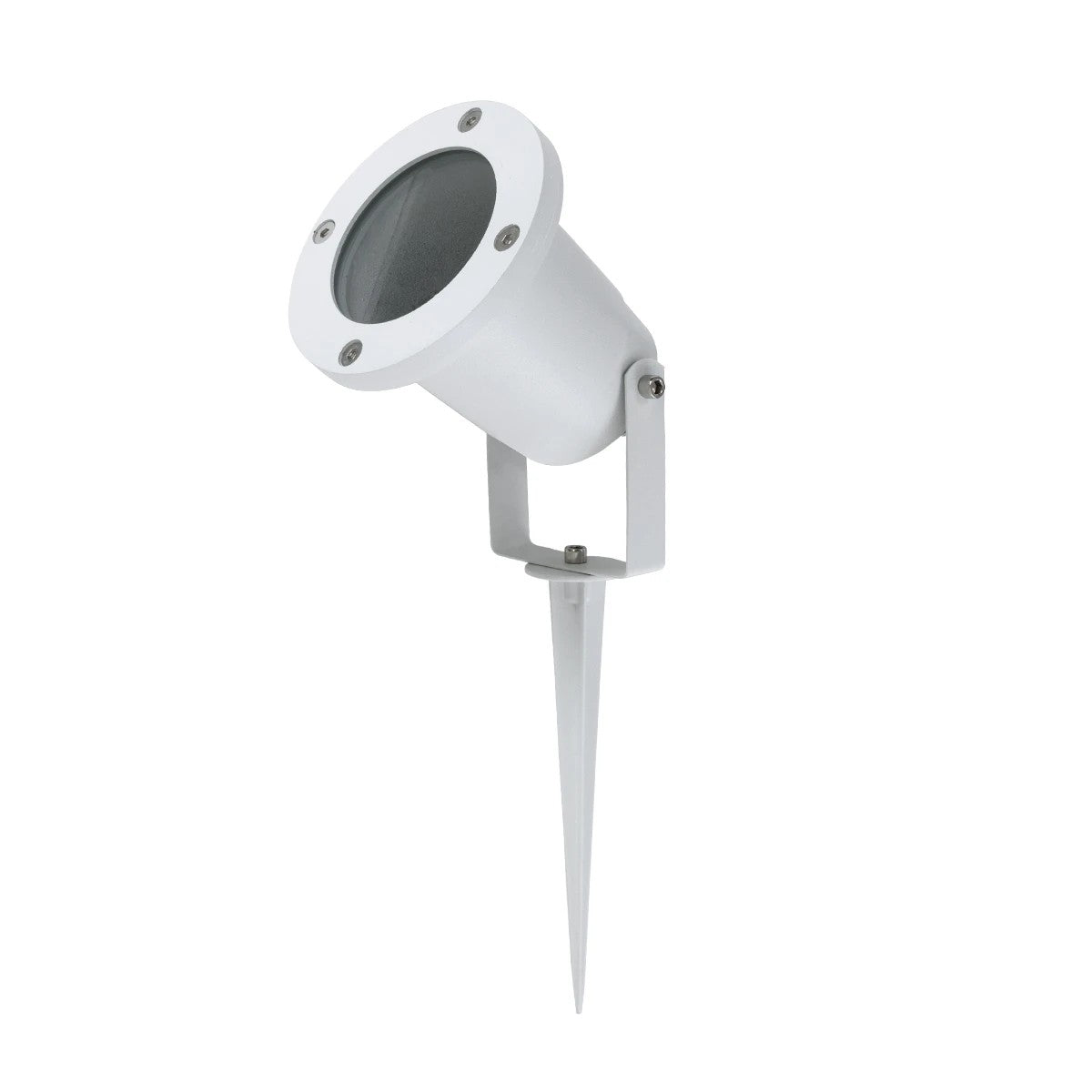 GARDELINI KLV-101-0003-V2 Φωτιστικό Σποτ Τοίχου με Βάση για Λάμπα MR16 με Ντουί GU10 AC 220-240V Αδιάβροχο IP65 - Λευκό Ματ - Μ10 x Π10 x Υ30