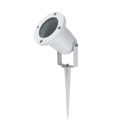 GARDELINI KLV-101-0003-V2 Φωτιστικό Σποτ Τοίχου με Βάση για Λάμπα MR16 με Ντουί GU10 AC 220-240V Αδιάβροχο IP65 - Λευκό Ματ - Μ10 x Π10 x Υ30