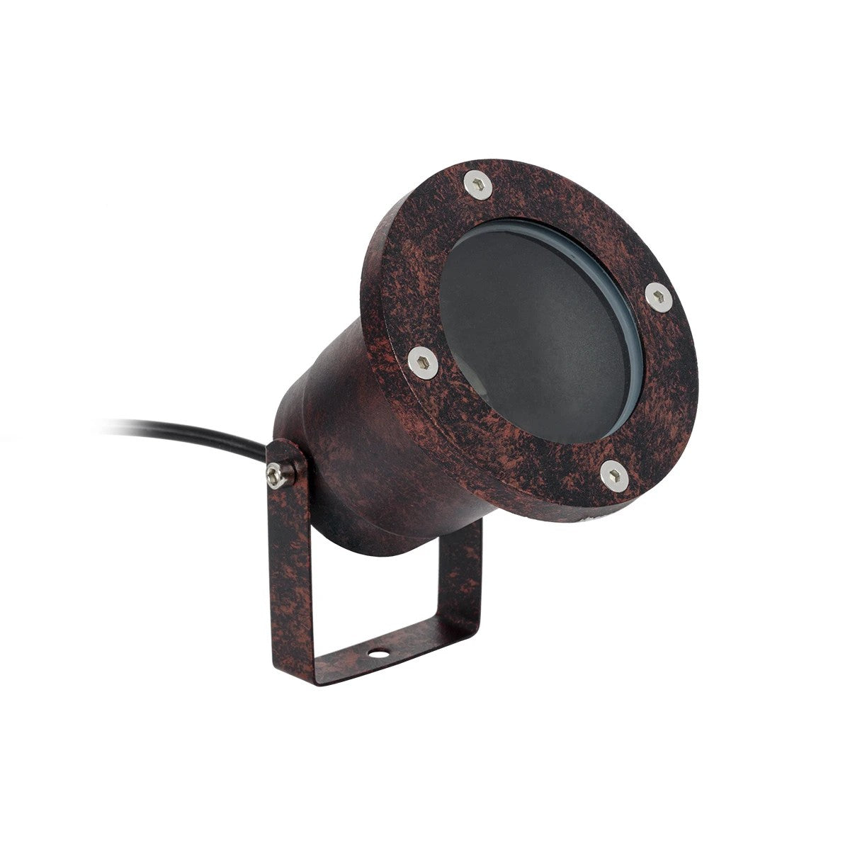 GARDELINI KLV-101-0004 Φωτιστικό Σποτ Κήπου για Φυτά & Δέντρα με Καρφωτή Βάση για Λάμπα MR16 με Ντουί GU10 AC 220-240V Αδιάβροχο IP65 - Μπρονζέ Εφέ Σκουριάς Ματ - Μ10 x Π10 x Υ30