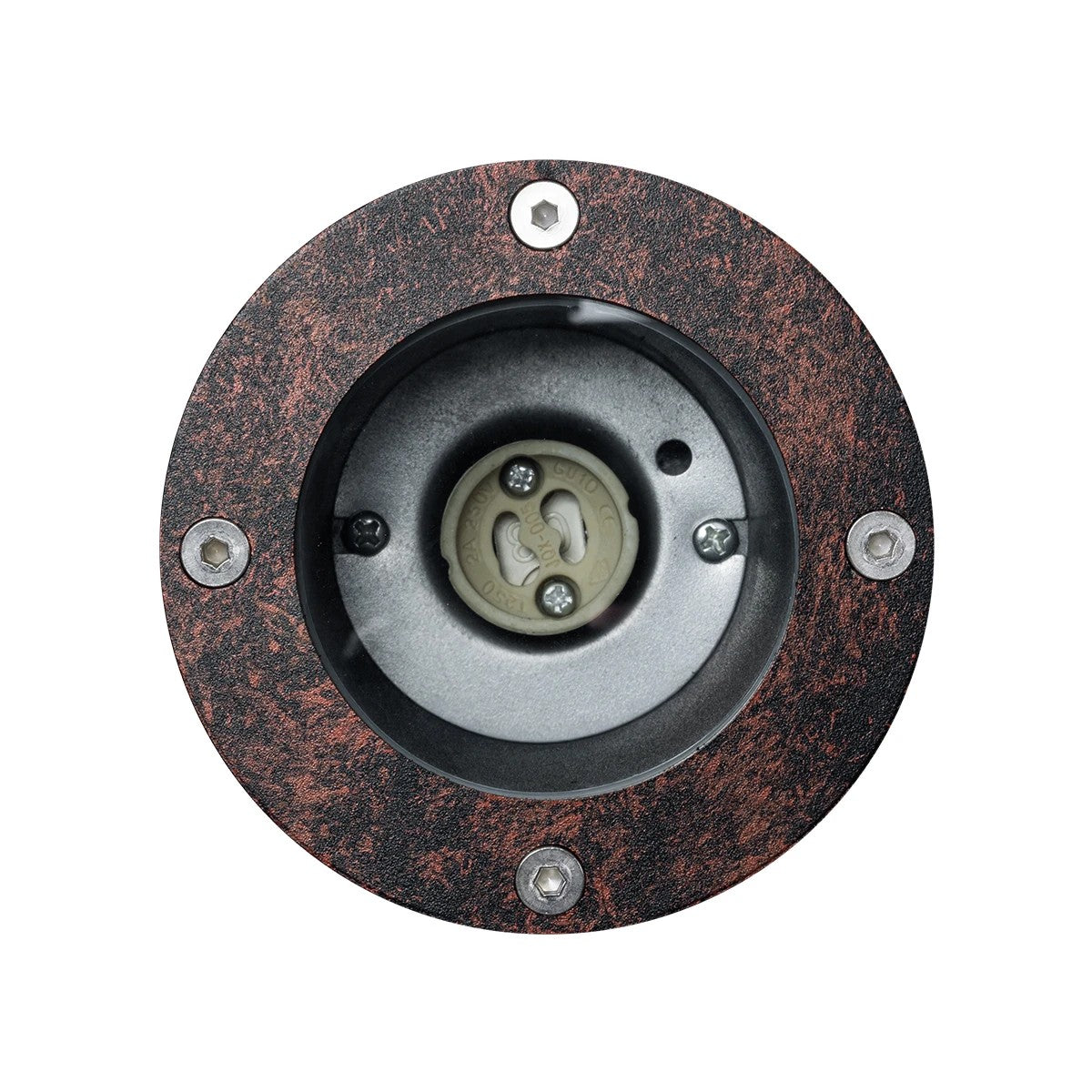 GARDELINI KLV-101-0004 Φωτιστικό Σποτ Κήπου για Φυτά & Δέντρα με Καρφωτή Βάση για Λάμπα MR16 με Ντουί GU10 AC 220-240V Αδιάβροχο IP65 - Μπρονζέ Εφέ Σκουριάς Ματ - Μ10 x Π10 x Υ30