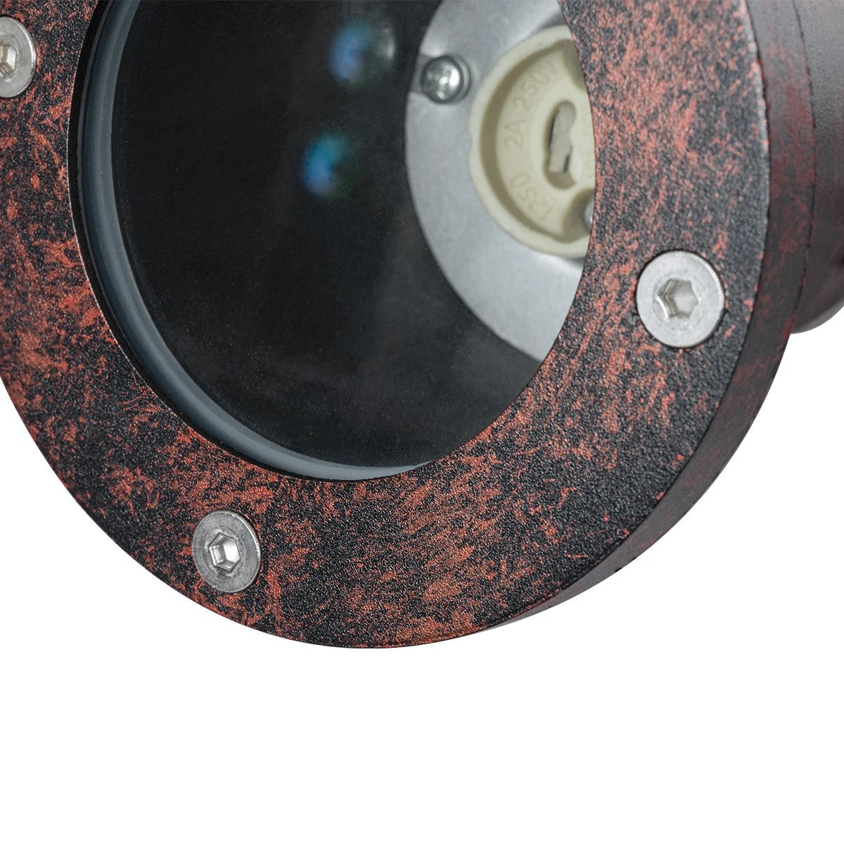 GARDELINI KLV-101-0004 Φωτιστικό Σποτ Κήπου για Φυτά & Δέντρα με Καρφωτή Βάση για Λάμπα MR16 με Ντουί GU10 AC 220-240V Αδιάβροχο IP65 - Μπρονζέ Εφέ Σκουριάς Ματ - Μ10 x Π10 x Υ30