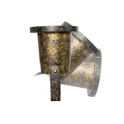 GARDELINI KLV-101-0005 Φωτιστικό Σποτ Κήπου για Φυτά & Δέντρα με Καρφωτή Βάση για Λάμπα MR16 με Ντουί GU10 AC 220-240V Αδιάβροχο IP65 - Χρυσό Εφέ Σκουριάς Ματ - Μ10 x Π10 x Υ30