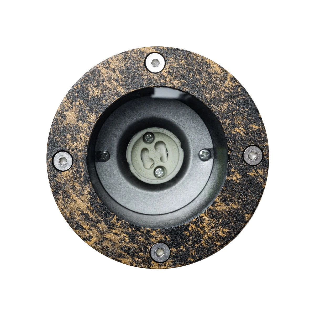 GARDELINI KLV-101-0005 Φωτιστικό Σποτ Κήπου για Φυτά & Δέντρα με Καρφωτή Βάση για Λάμπα MR16 με Ντουί GU10 AC 220-240V Αδιάβροχο IP65 - Χρυσό Εφέ Σκουριάς Ματ - Μ10 x Π10 x Υ30