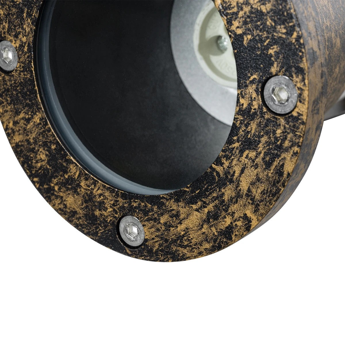 GARDELINI KLV-101-0005 Φωτιστικό Σποτ Κήπου για Φυτά & Δέντρα με Καρφωτή Βάση για Λάμπα MR16 με Ντουί GU10 AC 220-240V Αδιάβροχο IP65 - Χρυσό Εφέ Σκουριάς Ματ - Μ10 x Π10 x Υ30