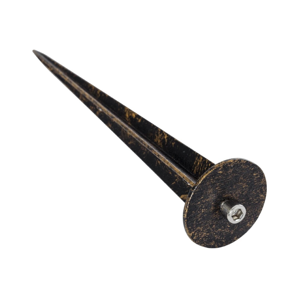 GARDELINI KLV-101-0005 Φωτιστικό Σποτ Κήπου για Φυτά & Δέντρα με Καρφωτή Βάση για Λάμπα MR16 με Ντουί GU10 AC 220-240V Αδιάβροχο IP65 - Χρυσό Εφέ Σκουριάς Ματ - Μ10 x Π10 x Υ30