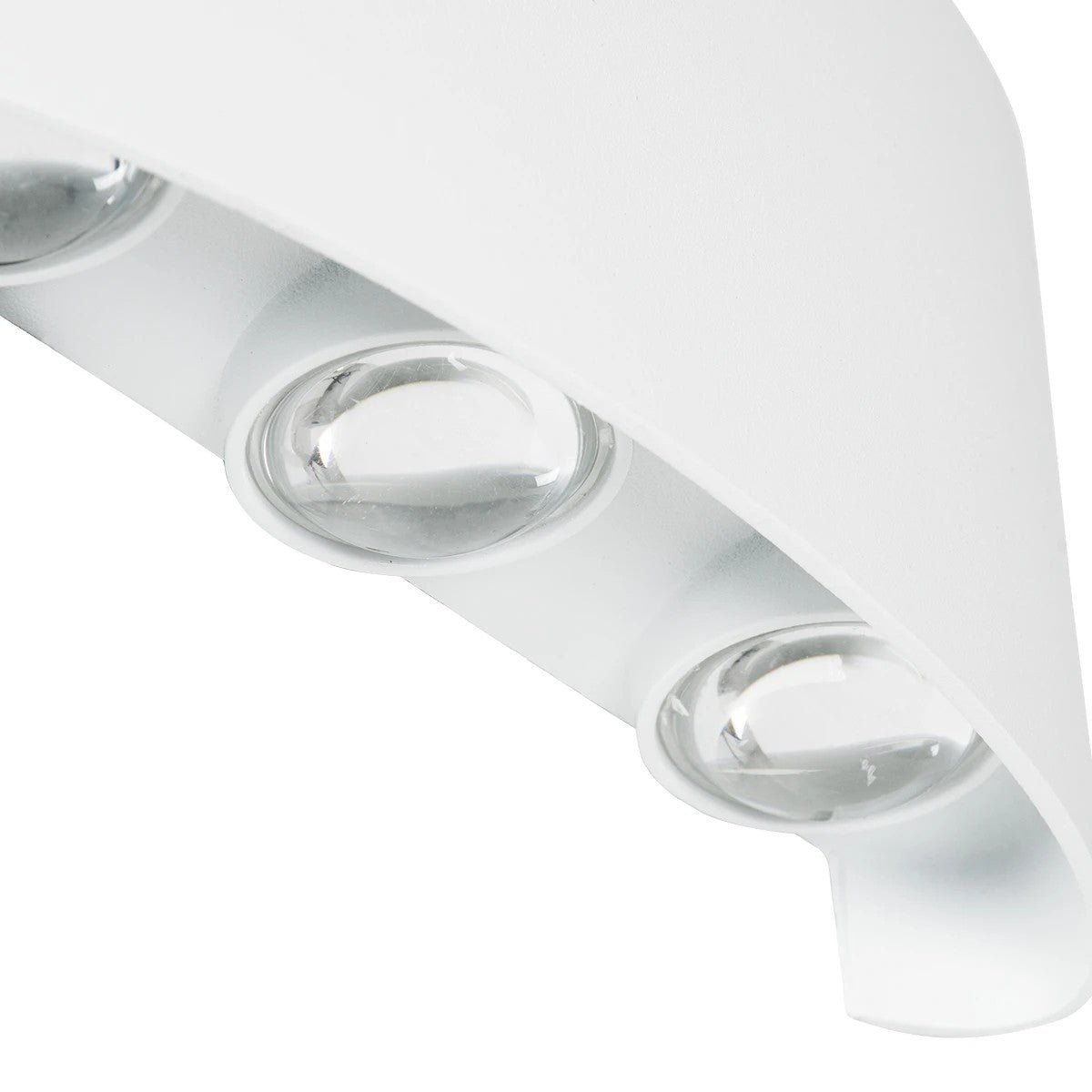 SIXOAD KLV-101-0008 Φωτιστικό Τοίχου / Απλίκα LED 18W 1800lm 30° AC 220-240V Αδιάβροχο IP65 Θερμό Λευκό 2700K - CREE XPE Chip & TÜV SÜD Driver - Λευκό Ματ - Μ17 x Π4 x Υ8