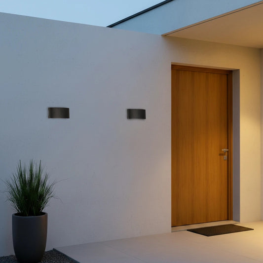 SIXOAD KLV-101-0009 Φωτιστικό Τοίχου / Απλίκα LED 18W 1980lm 30° AC 220-240V Αδιάβροχο IP65 Φυσικό Λευκό 4500K - CREE XPE Chip & TÜV SÜD Driver - Μαύρο Ματ - Μ17 x Π4 x Υ8