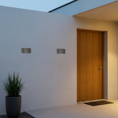 SIXOAD KLV-101-0010 Φωτιστικό Τοίχου / Απλίκα LED 18W 1980lm 30° AC 220-240V Αδιάβροχο IP65 Φυσικό Λευκό 4500K - CREE XPE Chip & TÜV SÜD Driver - Γκρι Ανθρακί Ματ - Μ17 x Π4 x Υ8