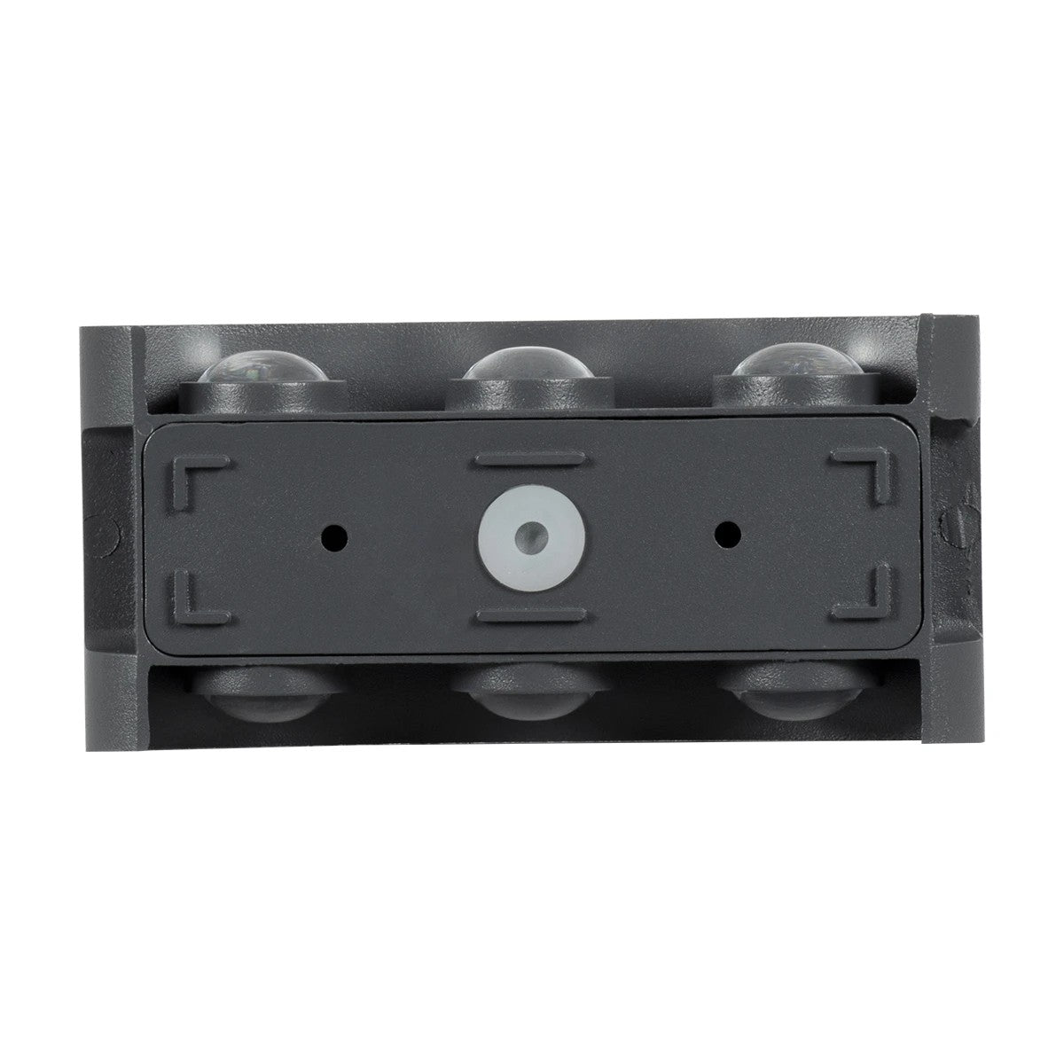 SIXOAD KLV-101-0010 Φωτιστικό Τοίχου / Απλίκα LED 18W 1980lm 30° AC 220-240V Αδιάβροχο IP65 Φυσικό Λευκό 4500K - CREE XPE Chip & TÜV SÜD Driver - Γκρι Ανθρακί Ματ - Μ17 x Π4 x Υ8