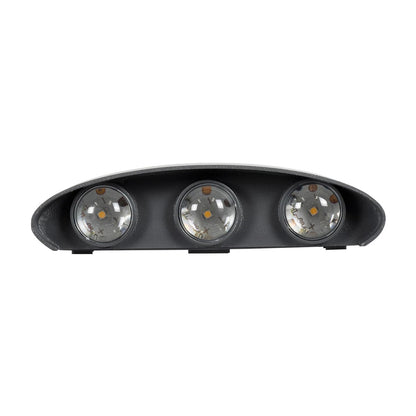 SIXOAD KLV-101-0010 Φωτιστικό Τοίχου / Απλίκα LED 18W 1980lm 30° AC 220-240V Αδιάβροχο IP65 Φυσικό Λευκό 4500K - CREE XPE Chip & TÜV SÜD Driver - Γκρι Ανθρακί Ματ - Μ17 x Π4 x Υ8
