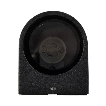 MURANO KLV-101-0012 Φωτιστικό Τοίχου / Απλίκα για Λάμπα MR16 με Ντουί GU10 AC 220-240V Αδιάβροχο IP65 - Μαύρο Ματ - Μ6.5 x Π7.5 x Υ7.5