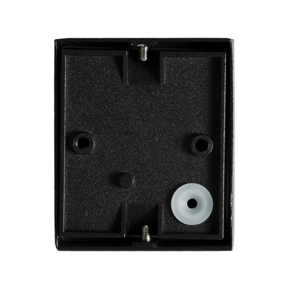 MURANO KLV-101-0012 Φωτιστικό Τοίχου / Απλίκα για Λάμπα MR16 με Ντουί GU10 AC 220-240V Αδιάβροχο IP65 - Μαύρο Ματ - Μ6.5 x Π7.5 x Υ7.5
