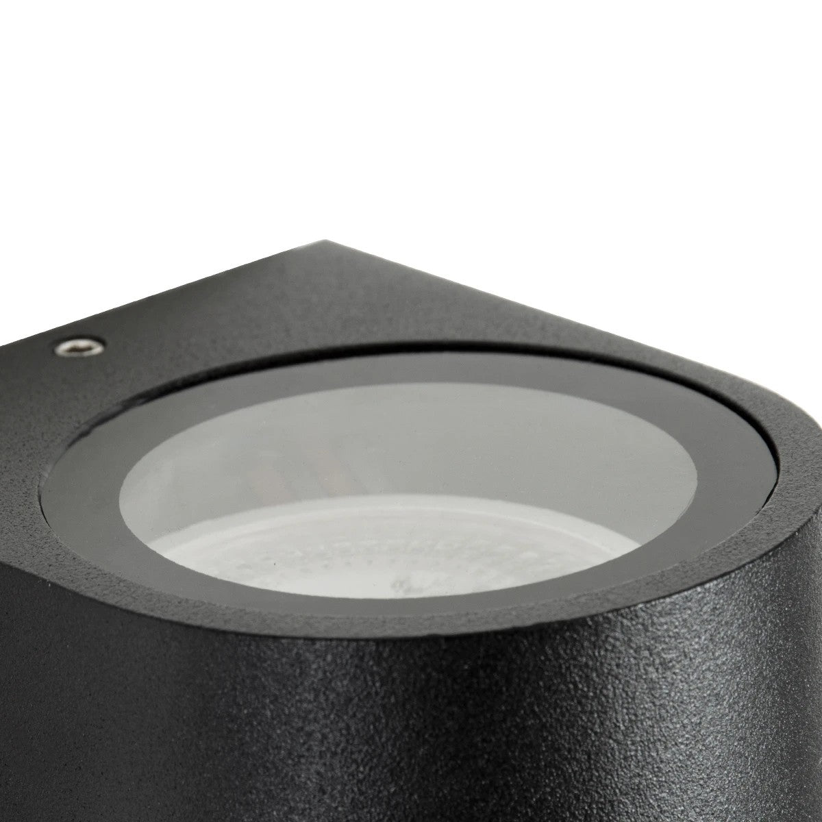 MURANO KLV-101-0012 Φωτιστικό Τοίχου / Απλίκα για Λάμπα MR16 με Ντουί GU10 AC 220-240V Αδιάβροχο IP65 - Μαύρο Ματ - Μ6.5 x Π7.5 x Υ7.5