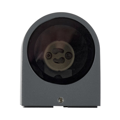 MURANO KLV-101-0013 Φωτιστικό Τοίχου / Απλίκα για Λάμπα MR16 με Ντουί GU10 AC 220-240V Αδιάβροχο IP65 - Γκρι Ανθρακί Ματ - Μ8 x Π8 x Υ7