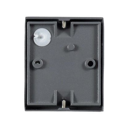 MURANO KLV-101-0013 Φωτιστικό Τοίχου / Απλίκα για Λάμπα MR16 με Ντουί GU10 AC 220-240V Αδιάβροχο IP65 - Γκρι Ανθρακί Ματ - Μ8 x Π8 x Υ7