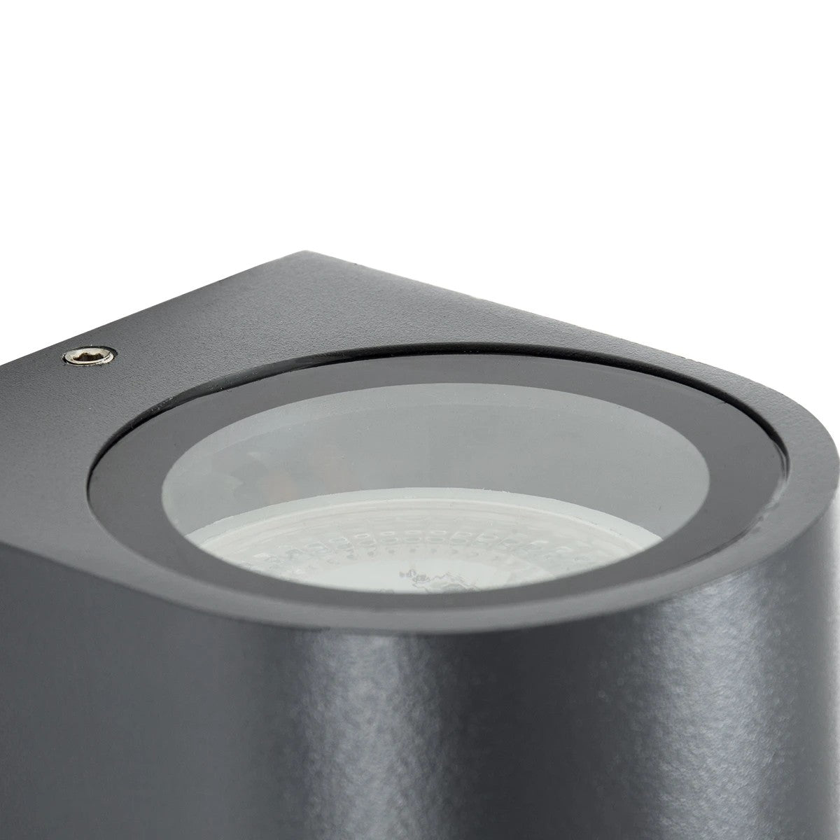 MURANO KLV-101-0013 Φωτιστικό Τοίχου / Απλίκα για Λάμπα MR16 με Ντουί GU10 AC 220-240V Αδιάβροχο IP65 - Γκρι Ανθρακί Ματ - Μ8 x Π8 x Υ7