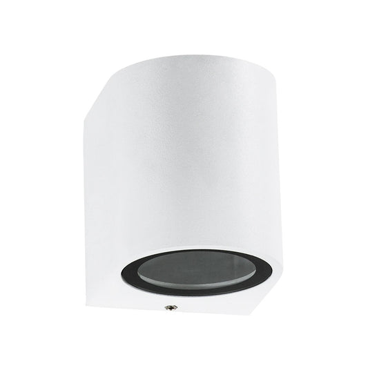 MURANO KLV-101-0014 Φωτιστικό Τοίχου / Απλίκα για Λάμπα MR16 με Ντουί GU10 AC 220-240V Αδιάβροχο IP65 - Λευκό Ματ - Μ8 x Π8 x Υ7