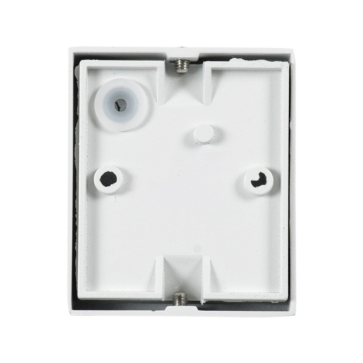 MURANO KLV-101-0014 Φωτιστικό Τοίχου / Απλίκα για Λάμπα MR16 με Ντουί GU10 AC 220-240V Αδιάβροχο IP65 - Λευκό Ματ - Μ8 x Π8 x Υ7