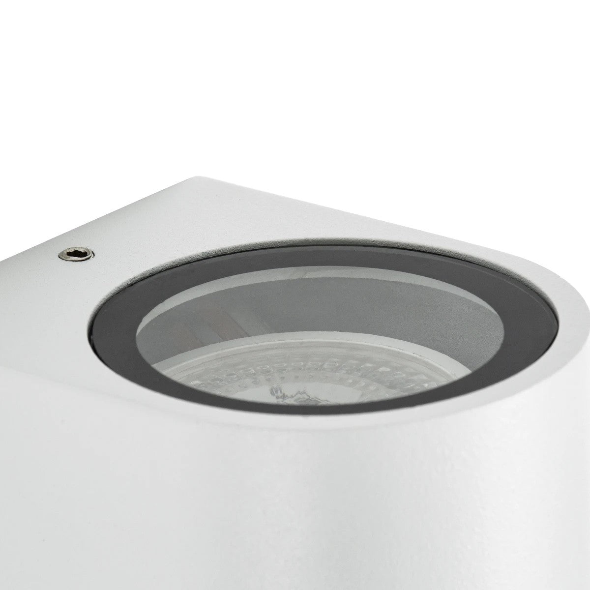 MURANO KLV-101-0014 Φωτιστικό Τοίχου / Απλίκα για Λάμπα MR16 με Ντουί GU10 AC 220-240V Αδιάβροχο IP65 - Λευκό Ματ - Μ8 x Π8 x Υ7