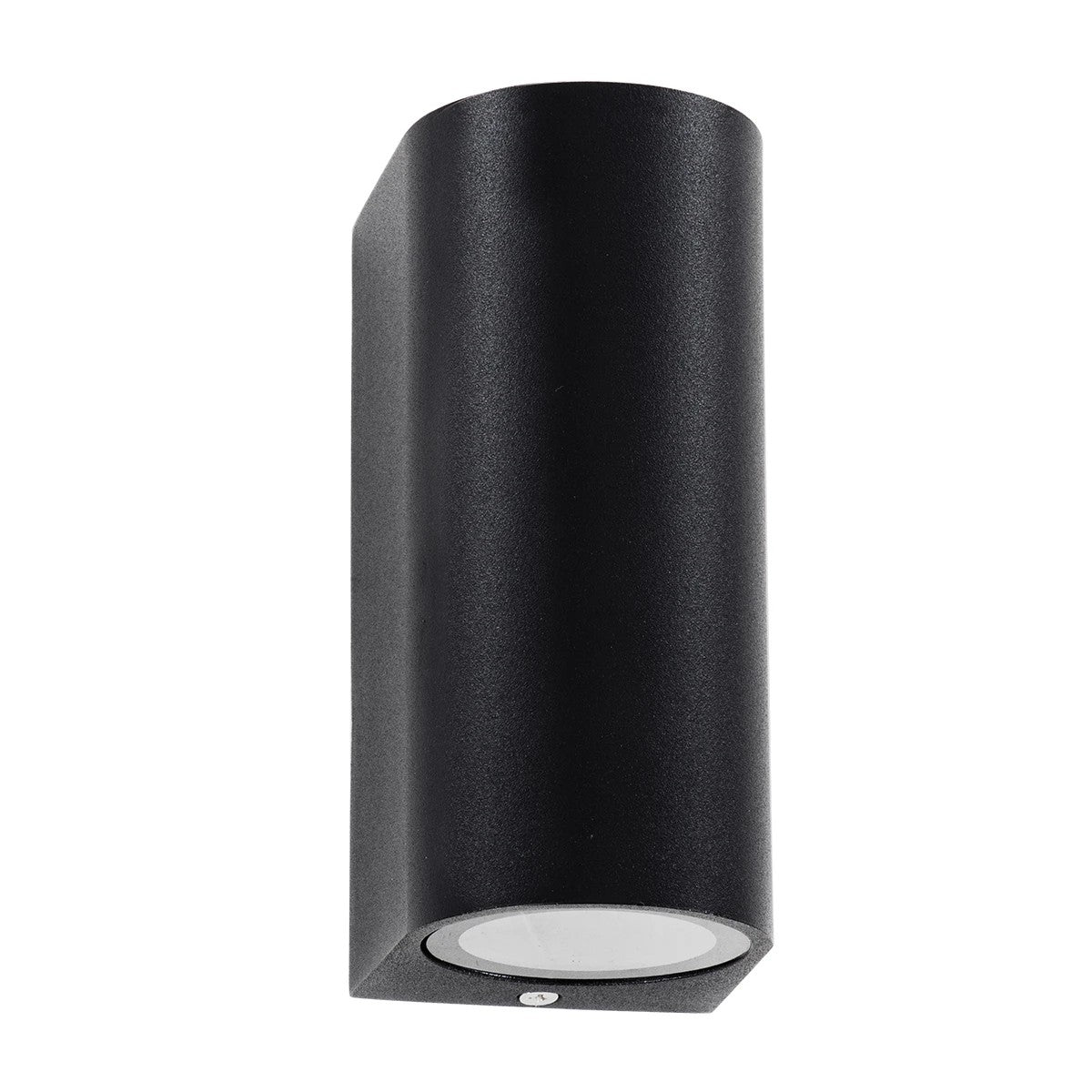 MURANO KLV-101-0015 Φωτιστικό Τοίχου / Απλίκα για 2 Λάμπες MR16 με Ντουί GU10 AC 220-240V Αδιάβροχο IP65 - Μαύρο Ματ - Μ8 x Π8 x Υ15