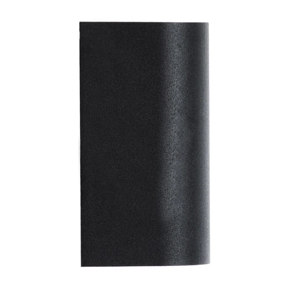 MURANO KLV-101-0015 Φωτιστικό Τοίχου / Απλίκα για 2 Λάμπες MR16 με Ντουί GU10 AC 220-240V Αδιάβροχο IP65 - Μαύρο Ματ - Μ8 x Π8 x Υ15