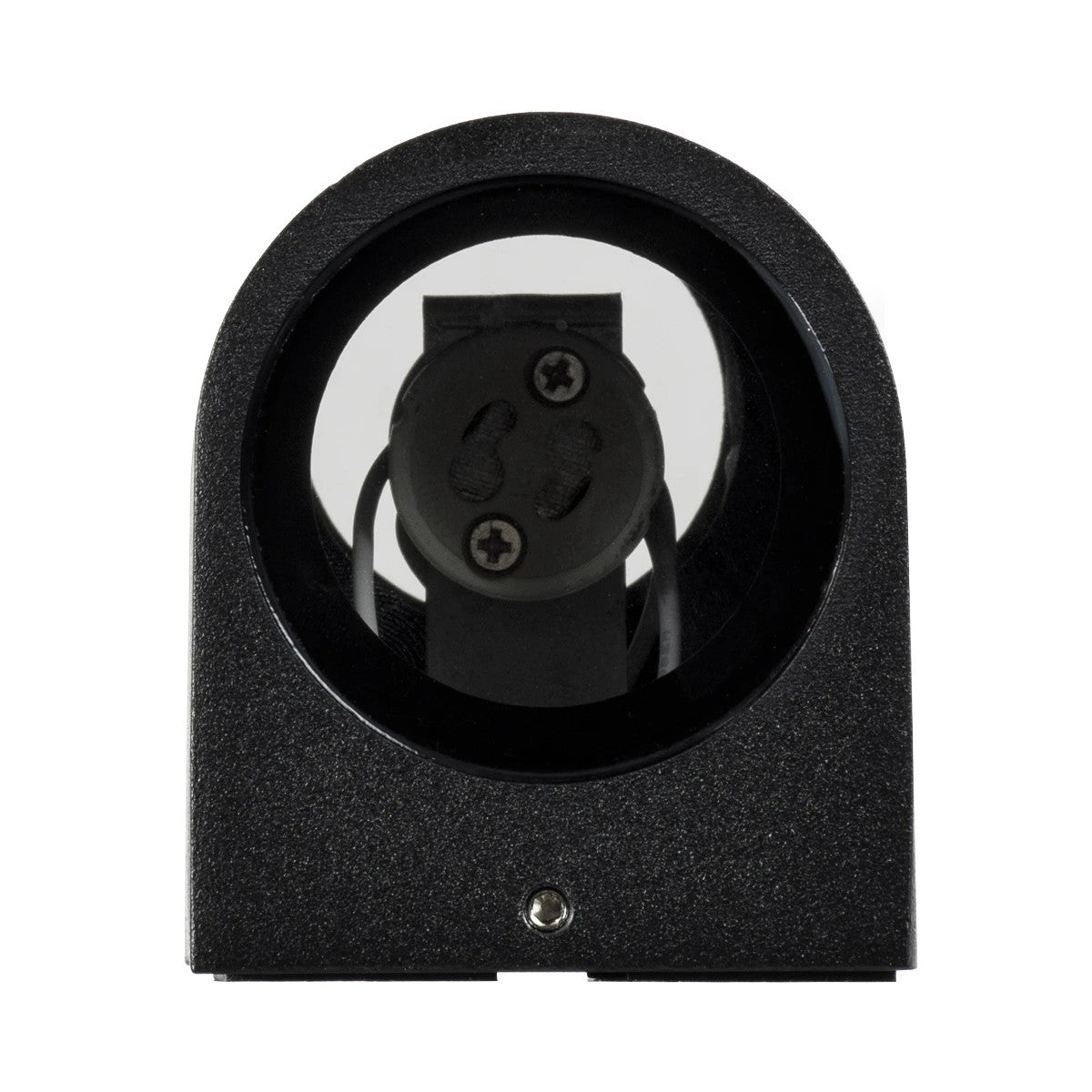 MURANO KLV-101-0015 Φωτιστικό Τοίχου / Απλίκα για 2 Λάμπες MR16 με Ντουί GU10 AC 220-240V Αδιάβροχο IP65 - Μαύρο Ματ - Μ8 x Π8 x Υ15