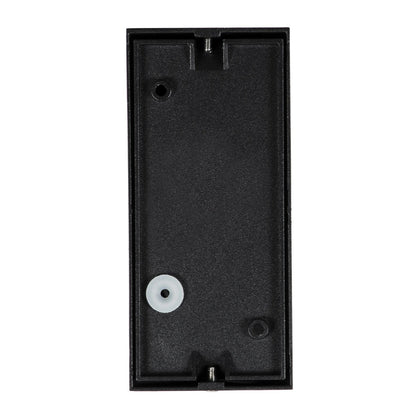 MURANO KLV-101-0015 Φωτιστικό Τοίχου / Απλίκα για 2 Λάμπες MR16 με Ντουί GU10 AC 220-240V Αδιάβροχο IP65 - Μαύρο Ματ - Μ8 x Π8 x Υ15