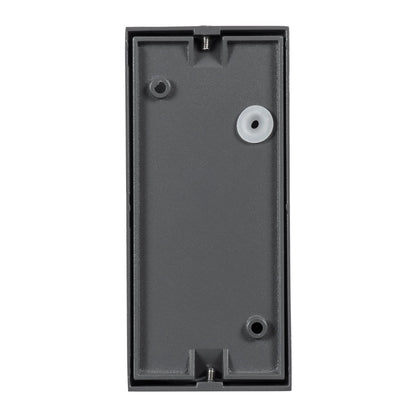 MURANO KLV-101-0016 Φωτιστικό Τοίχου / Απλίκα για 2 Λάμπες MR16 με Ντουί GU10 AC 220-240V Αδιάβροχο IP65 - Γκρι Ανθρακί Ματ - Μ8 x Π8 x Υ15