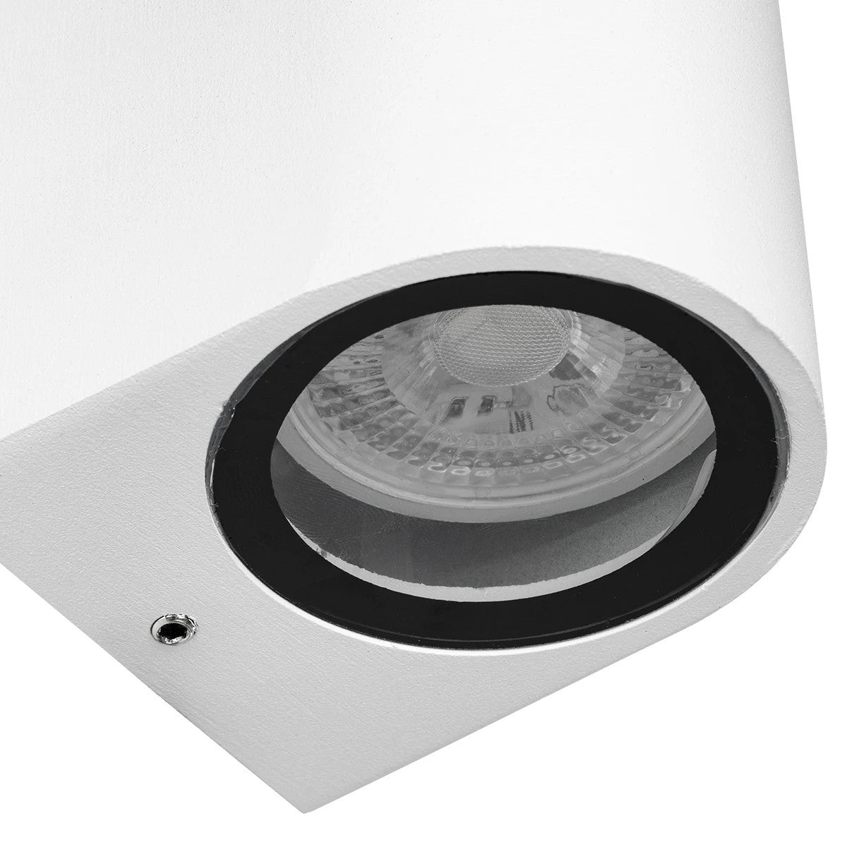 MURANO KLV-101-0017 Φωτιστικό Τοίχου / Απλίκα για 2 Λάμπες MR16 με Ντουί GU10 AC 220-240V Αδιάβροχο IP65 - Λευκό Ματ - Μ8 x Π8 x Υ15