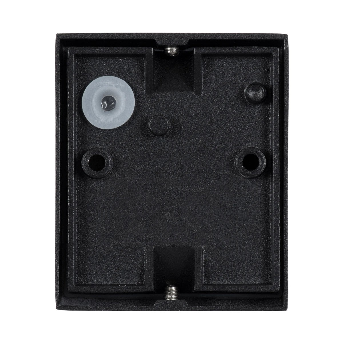 BURANO KLV-101-0018 Φωτιστικό Τοίχου / Απλίκα για Λάμπα MR16 με Ντουί GU10 AC 220-240V Αδιάβροχο IP65 - Μαύρο Ματ - Μ8 x Π8 x Υ7
