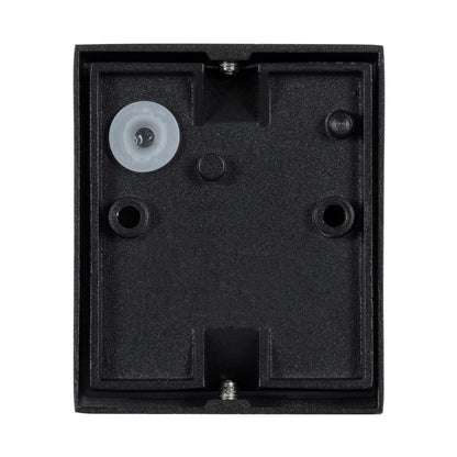 BURANO KLV-101-0018 Φωτιστικό Τοίχου / Απλίκα για Λάμπα MR16 με Ντουί GU10 AC 220-240V Αδιάβροχο IP65 - Μαύρο Ματ - Μ8 x Π8 x Υ7